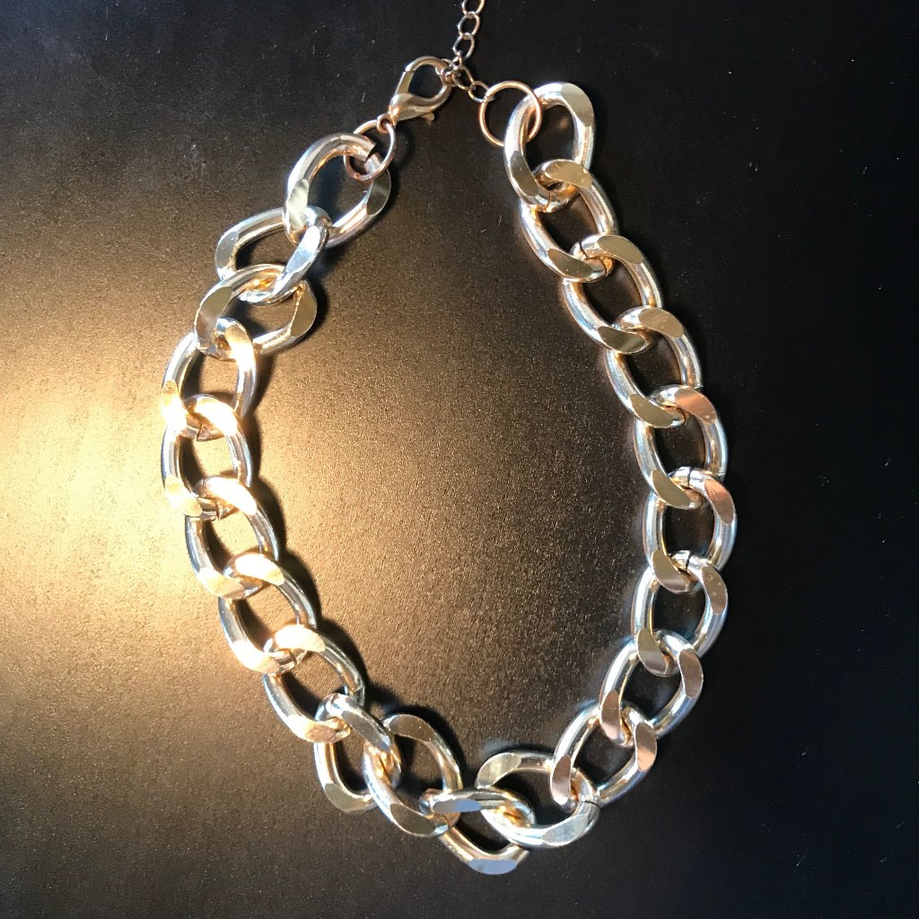 Faux Gold Chain Necklace 15$
